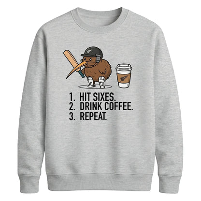 NewZealand Cricket T20 World Cup 2026 Hit Sixes NewZealand Women Cricket Printed Unisex Sweatshirt