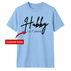 Hubby Personalised Wedding Groom Unisex T-Shirt