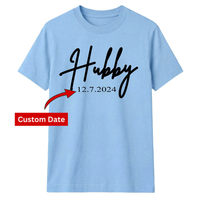 Hubby Personalised Wedding Groom Unisex T-Shirt