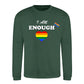 I Am Enough Rainbow Heart Pride Month Unisex Sweatshirt