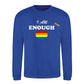 I Am Enough Rainbow Heart Pride Month Unisex Sweatshirt