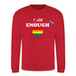 I Am Enough Rainbow Heart Pride Month Unisex Sweatshirt