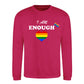 I Am Enough Rainbow Heart Pride Month Unisex Sweatshirt