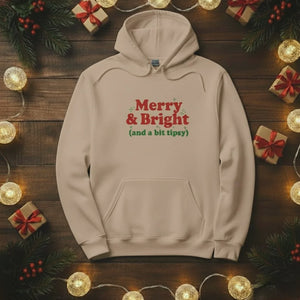 Merry & Bright Christmas Hoodie
