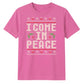 I Come In Peace Festive Graphic Christmas Unisex T-Shirt