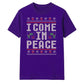 I Come In Peace Festive Graphic Christmas Unisex T-Shirt