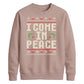 I Come In Peace Graphic Christmas Unisex Sweatshirt