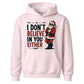 I Don't Believe In You Either Christmas Kids Hoodie