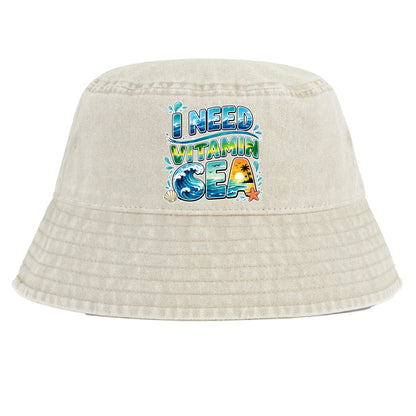 I Need Vitamin Sea Beach Summer Kids Hat