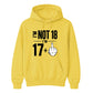 Funny Birthday Unisex Hoodie Not 18 I'm 17+
