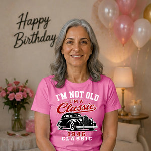 80th Birthday Gift I'm Not Old I'm A Classic 80th Birthday Unisex T-Shirt