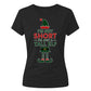 I'm Not Short I'm A Tall Elf Christmas Ladies T-Shirt