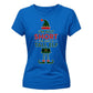 I'm Not Short I'm A Tall Elf Christmas Ladies T-Shirt