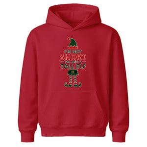 I'm Not Short I'm Just A Tall Elf Christmas Kids Hoodie