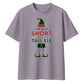 I'm Not Short I'm Just A Tall Elf Christmas Oversized T-Shirt