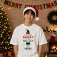 I'm Not Short I'm Just A Tall Elf Christmas Oversized T-Shirt