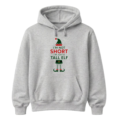 I'm Not Short I'm Just A Tall Elf Christmas Unisex Hoodie