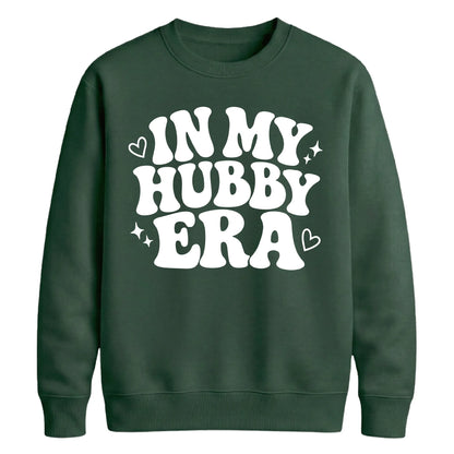In My Hubby Era Retro Groom Unisex Sweatshirt