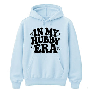 In My Hubby Era Retro Groom Unisex Hoodie