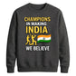 Indian Cricket T20 World Cup 2026 Indian Team 2026 Printed Unisex Sweatshirt