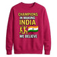 Indian Cricket T20 World Cup 2026 Indian Team 2026 Printed Unisex Sweatshirt