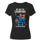 India T20 Women's World Cup India Champions Women Cricket Printed Ladies Fit T-Shirt
