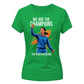 India T20 Women's World Cup India Champions Women Cricket Printed Ladies Fit T-Shirt