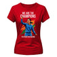 India T20 Women's World Cup India Champions Women Cricket Printed Ladies Fit T-Shirt