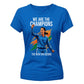 India T20 Women's World Cup India Champions Women Cricket Printed Ladies Fit T-Shirt