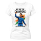 India T20 Women's World Cup India Champions Women Cricket Printed Ladies Fit T-Shirt