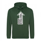 Inspiring Keep Evolving Upward Arrow Graphic Unisex Hoodie