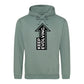 Inspiring Keep Evolving Upward Arrow Graphic Unisex Hoodie