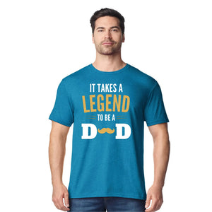 It Takes a Legend Dad Fathers Day Printed Unisex T-Shirt