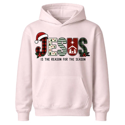 Jesus Is The Reason For The Season Christmas Kids Hoodie