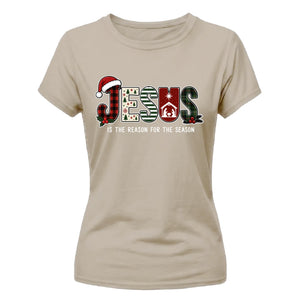Jesus Is The Reason For The Season Christmas Ladies T-Shirt