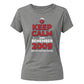 Keep Calm 2009 Women's Cricket Printed Ladies Fit T-Shirt - England Cricket 2026 Tee Shirt