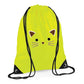 Kids String Bag Black Cat Face Design