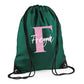 Kids String Bag with Custom Initial & Name