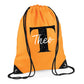 Kids String Bag with Custom Initial & Name