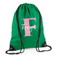 Kids String Bag with Custom Initial & Name