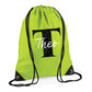 Kids String Bag with Custom Initial & Name