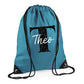 Kids String Bag with Custom Initial & Name