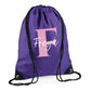 Kids String Bag with Custom Initial & Name