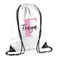 Kids String Bag with Custom Initial & Name