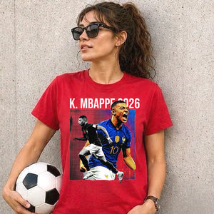 Kylian Mbappe 10 Graphic FiFA Printed Unisex Tshirt