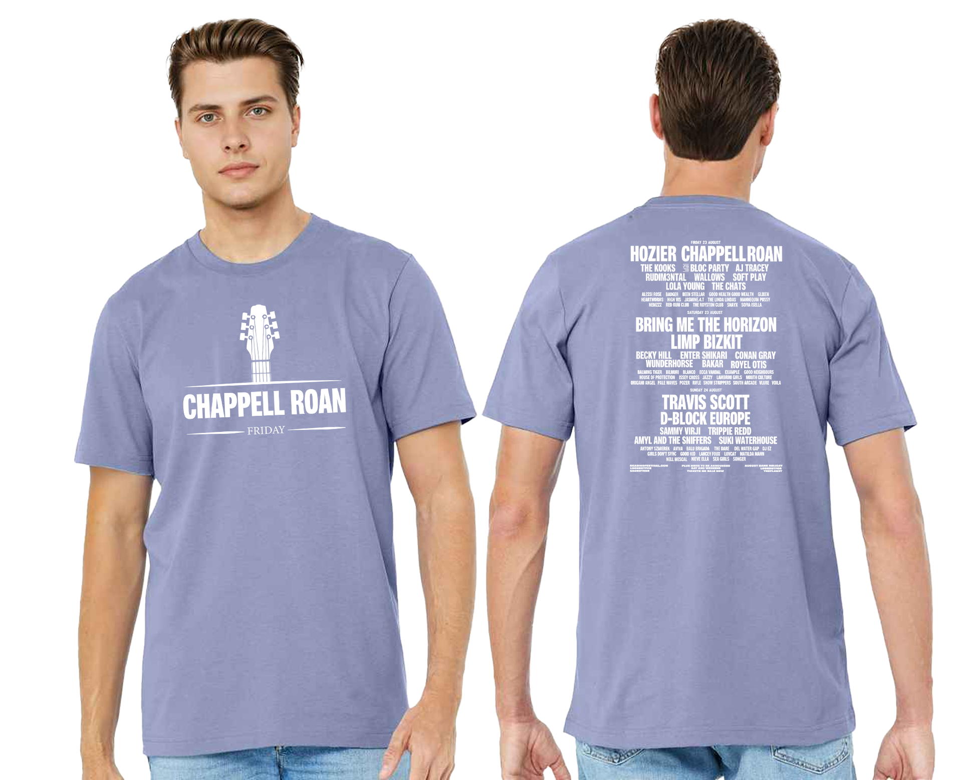 Chappell Roan Friday T-Shirt, Reading & Leeds Festival Printed Unisex Crew Neck Tee, Retail Fit Top M8471