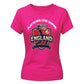 Lead Inspire Women's Cricket Printed Ladies Fit T-Shirt - England Cricket World Cup 2026