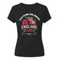 Lead Inspire Women's Cricket Printed Ladies Fit T-Shirt - England Cricket World Cup 2026