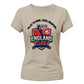 Lead Inspire Women's Cricket Printed Ladies Fit T-Shirt - England Cricket World Cup 2026