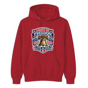 Legacy of Freedom USA Independence Day Unisex Hoodie